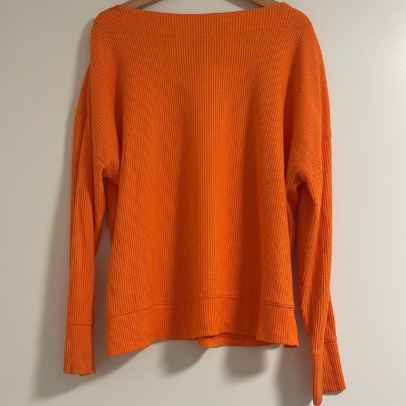 Anthropologie Saturday Sunday Cozy Perry Thermal Waffle - Picture 3 of 7